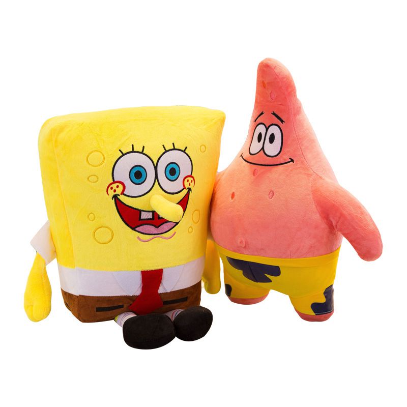 Spongebob Patrick Star Sang Trọng Đồ Chơi Búp Bê Nhồi Bông Mềm Dễ Thương Đệm Bé Gái Trang Trí Phòng Ngủ