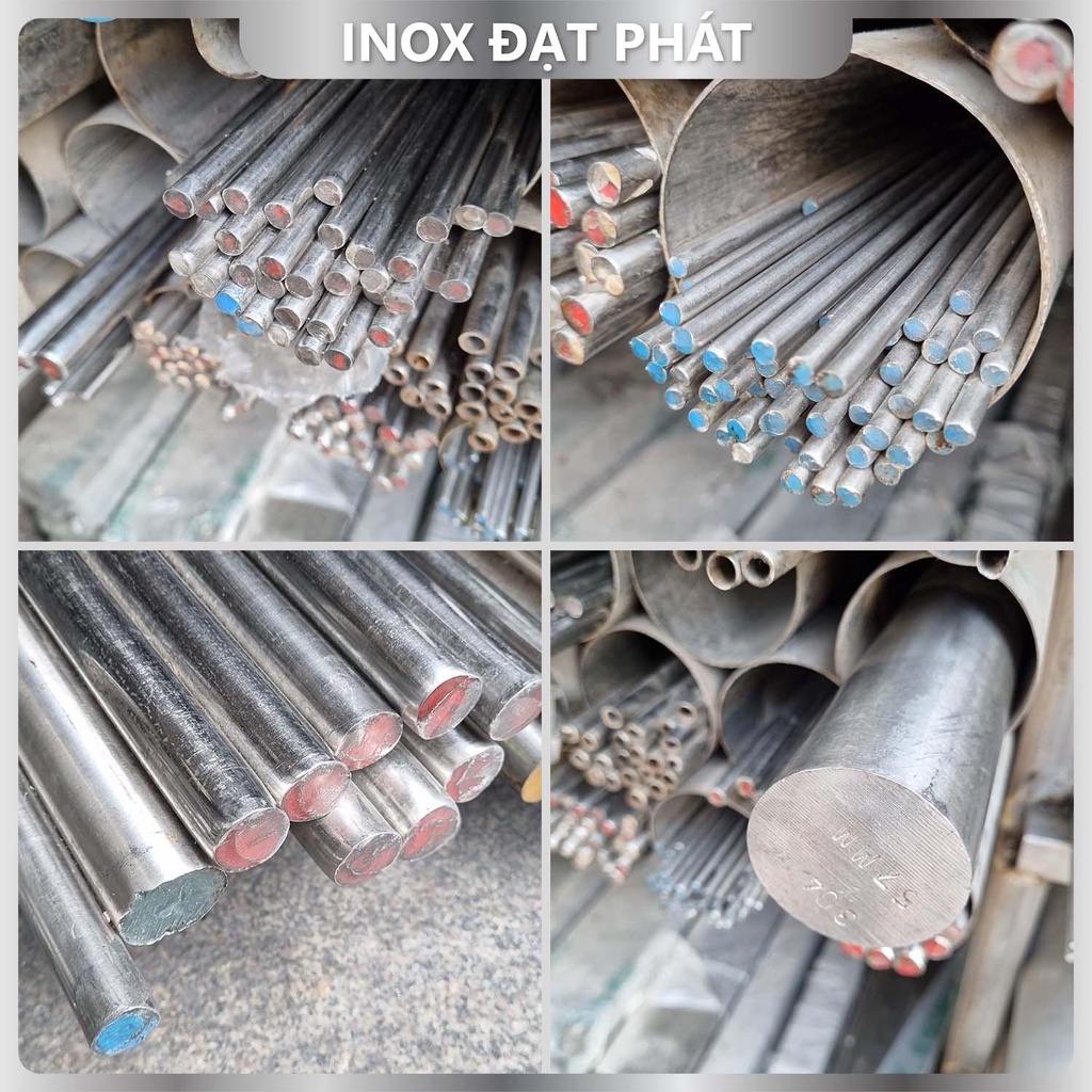 Trục Inox Đặc 304/ Thanh Inox Tròn Đặc 304 phi 20.0 / 20 ly, Chiều dài ...