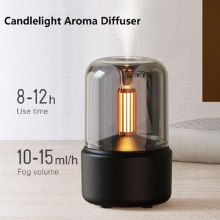 Xiaomi Ecochain Đèn nến 120ml, khuếch tán hương thơm, tạo ẩm USB cầm tay, phun sương 12 giờ, đèn LED ban đêm
