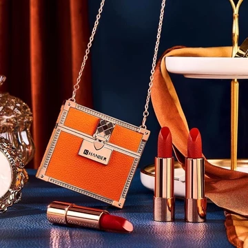 🌹Set 3 Thỏi Son Môi Không Phai Màu - Chống Thấm Nước - Không Chì An Toàn - Chính Hãng HANBER - Sét Son Túi Xách 🌹
