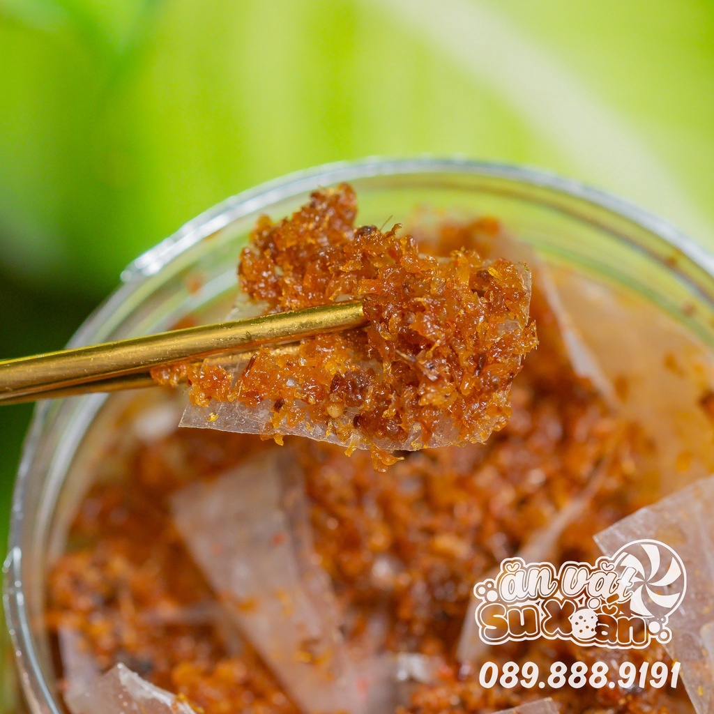 Bánh tráng tôm khô cháy tỏi Ăn Vặt Su Xoắn