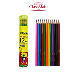 Bút Chì Màu Ống Chuyên Nghiệp ARTMATE 12 Màu, Chất Liệu Cao Cấp, An Toàn Cho Bé Tập Tô CL-CL201