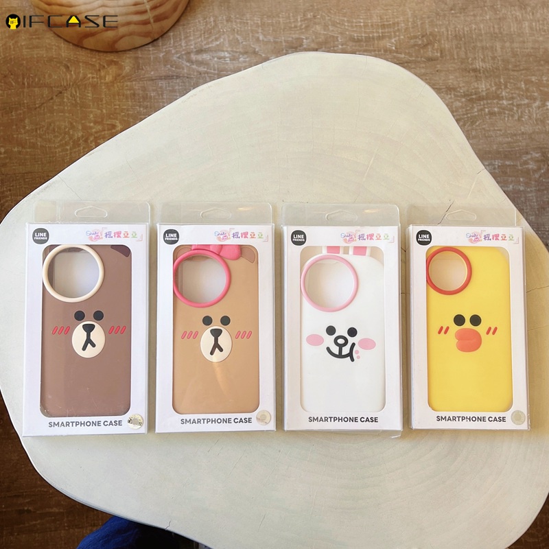 Ốp Điện Thoại Silicone Mềm Chống Sốc In Hình Thú Hoạt Hình Cho iPhone 14 Plus 14 13 12 Pro Max