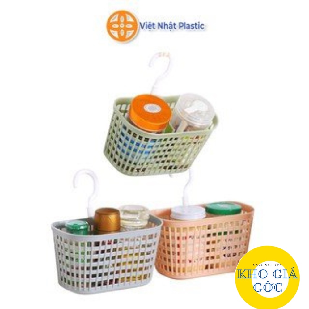 Giỏ nhựa treo đồ Việt Nhật (MS: 3241) có móc treo tiện dụng - Giỏ nhựa ...