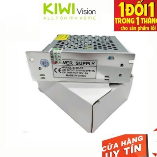 Nguồn tổ ong 12V 5A chuyên dùng cho camera và đèn