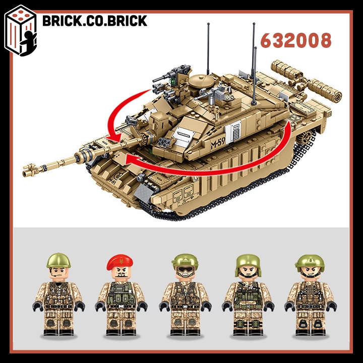 Mô hình Tank Challenger 2 Quân đội Mô hình Xe Tăng Chiến Đấu Chủ Lực ...