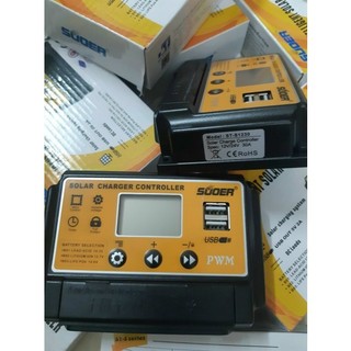 Bộ điều khiển sạc năng lượng mặt trời Suoer PWM 30A 12V / 24V