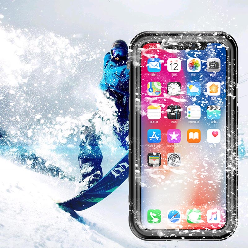 Ốp lưng chống nước IP68 tương thích với iPhone 13 Pro Max Ốp lưng tương thích cho iPhone 17 Air 16 15 12 11 X Xs Xr 7 8 plus 14 Pro Vỏ chống nước có khóa 360 Protect 13 Mini SE3