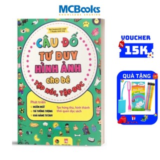 Sách - Câu đố tư duy hình ảnh cho bé tập nói tập đọc