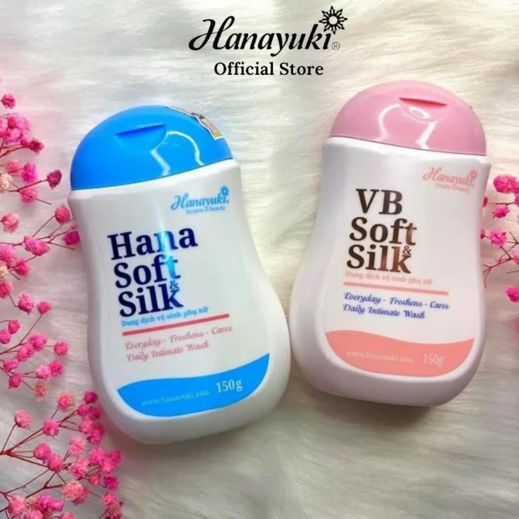 Ảnh Dung Dịch Vệ Sinh Phụ Nữ VB Soft Silk Chính Hãng – Hana Soft Silk Hanayuki Chính Hãng Giúp Khử Mùi Vùng Kín 150g VS02 4