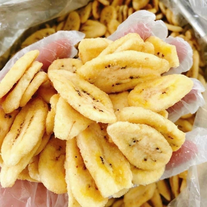 Chuối cau sấy giòn - 500g