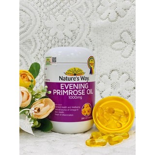 Viên Uống Tinh Dầu Hoa Anh Thảo Nature's Way Evening Primrose Oil Hỗ Trợ Cân Bằng Nội Tiết Tố Nữ