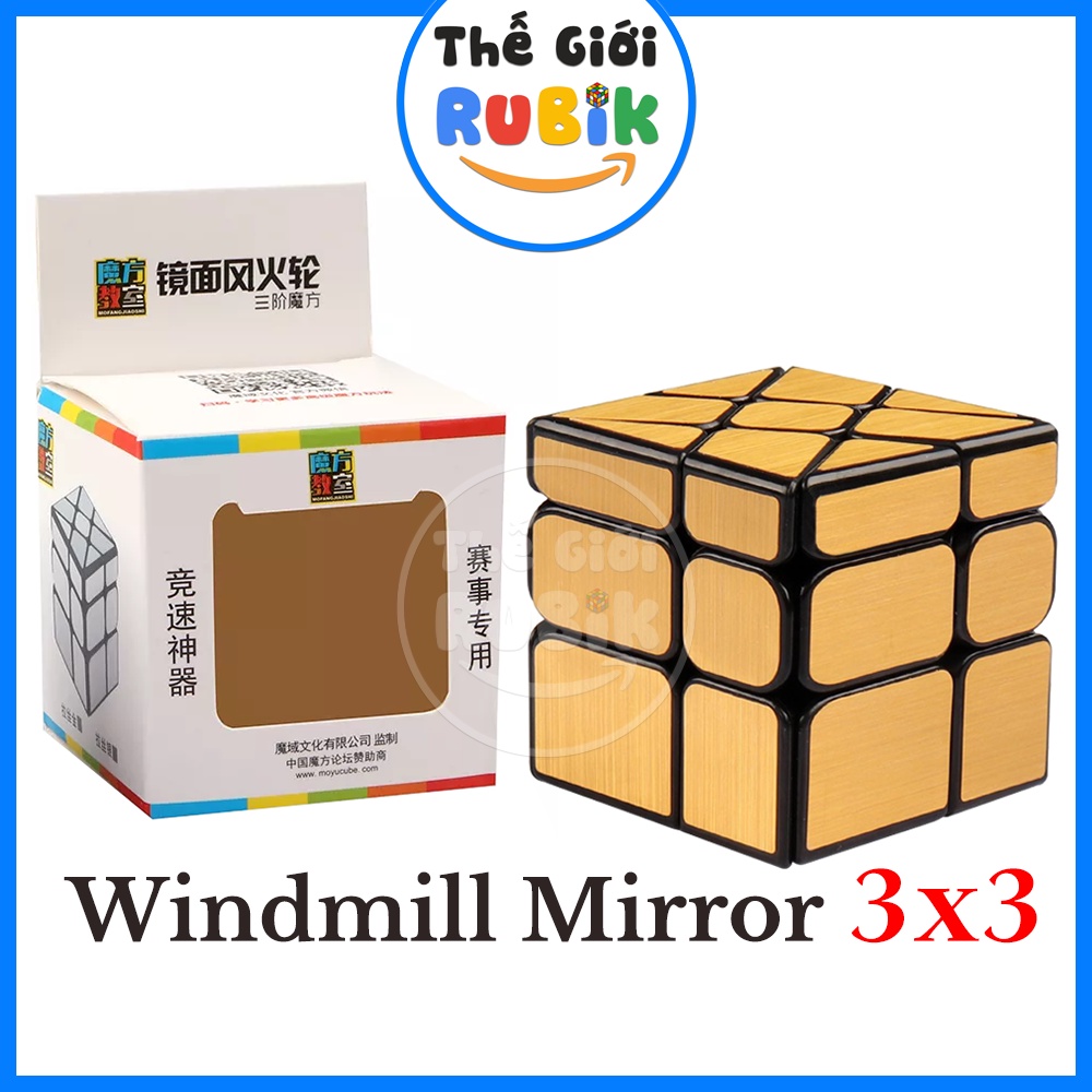 [Chính Hãng ]Rubik Windmill Mirror 3x3 Cối Xay Gió Tráng Gương Vàng ...