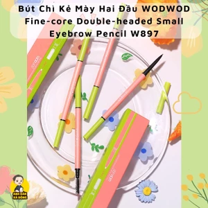 Bút Chì Kẻ Mày Hai Đầu WODWOD Fine-core Double-headed Small Eyebrow Pencil W897
