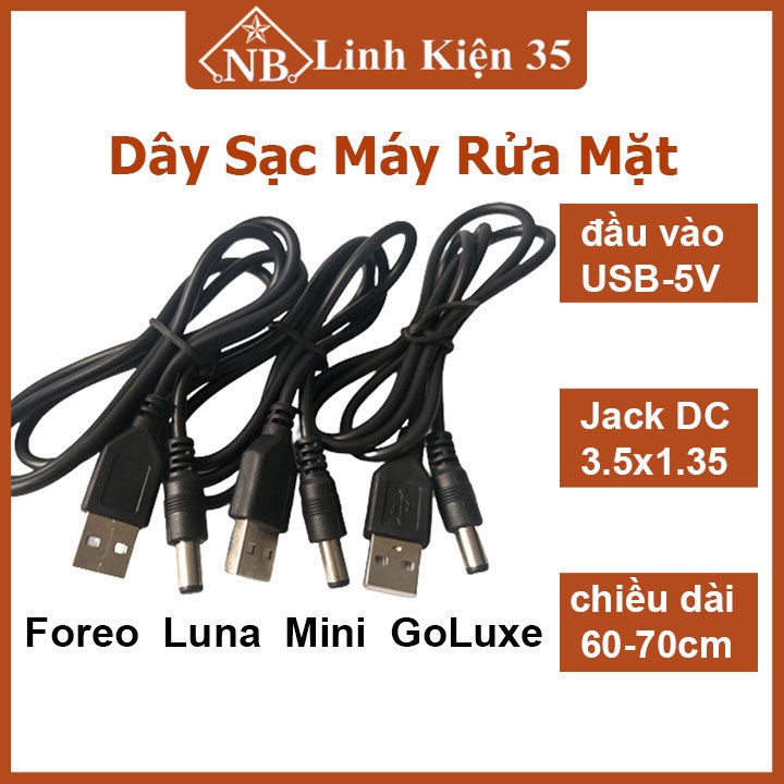 E ECSEM 1pc Replacement Charger Cable Compatible With Foreo Luna/Luna 3/ Luna 2 - Foto 7