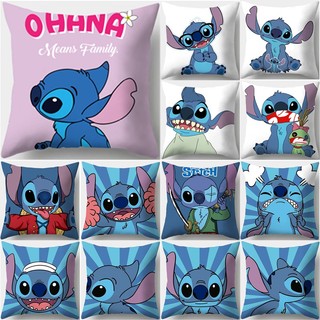 Stitch Cartton Một Mặt In Hình Chữ Nhật Polyester Gối Phòng Ngủ Sofa Trang Trí Nhà Gối (Không Có Lõi Gối)