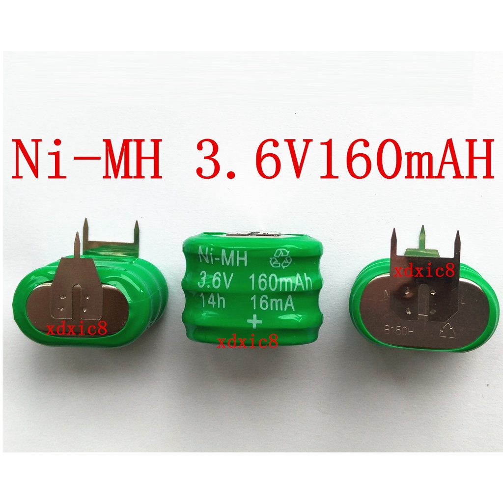 BATTERIA RICARICABILE NI-MH 2,4V 160mAh DA CIRCUITO STAMPATO - NIMH936