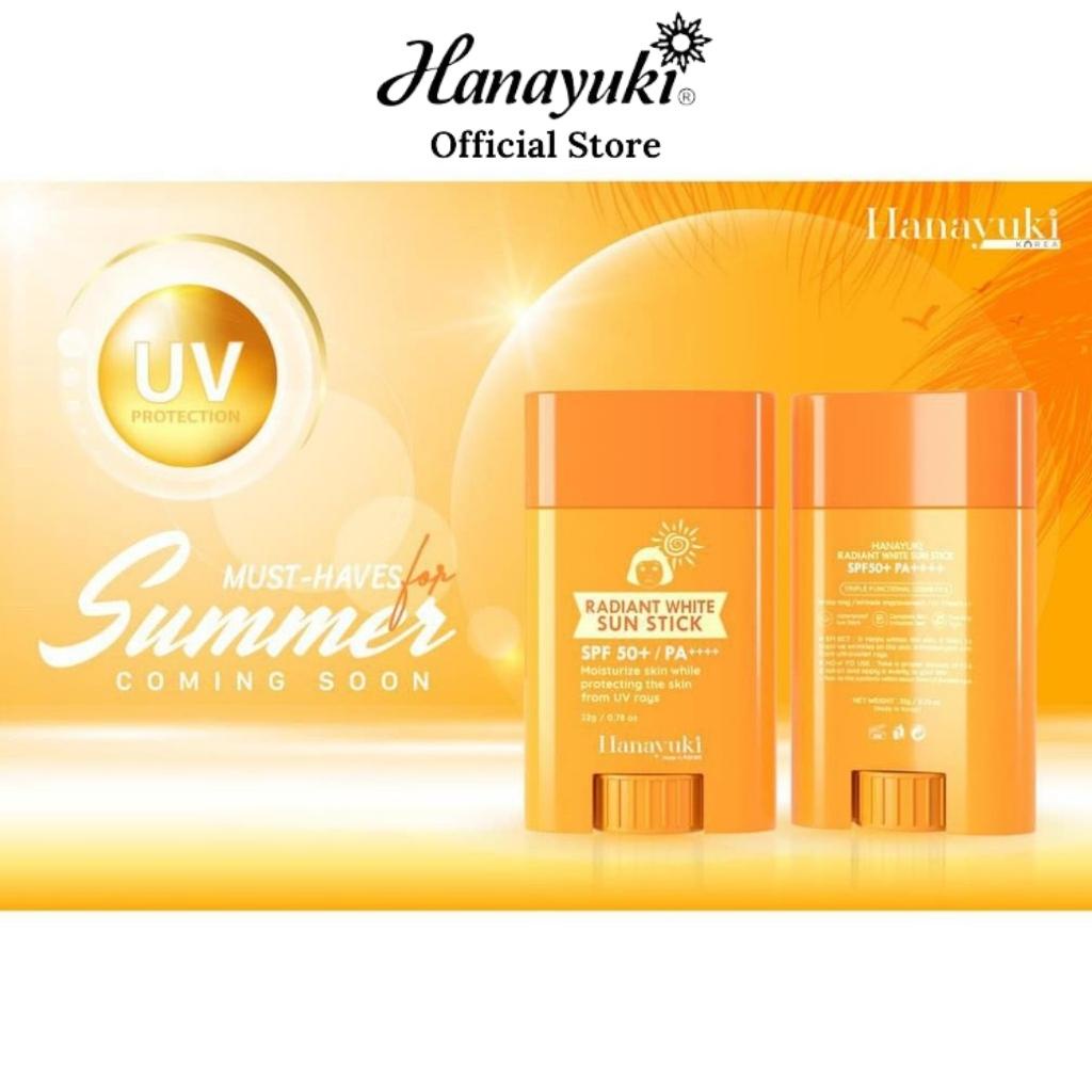Ảnh Kem Chống Nắng Hanayuki Dưỡng Trắng Kiềm Dầu Nâng Tông SPF 50+/PA++++, Sáp Chống Nắng Bảo Vệ Da Hanayuki Chính Hãng 22g 3