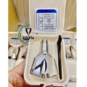 Dụng cụ tỉa lông mũi cầm tay bằng thép không gỉ Kèm Hộp Nhựa Cao Cấp