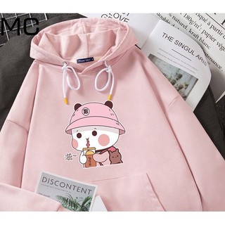 Áo Hoodie Heo má hồng áo nỉ dài tay học sinh sinh viên