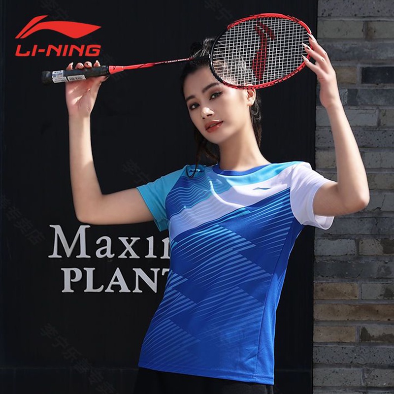 Li Ning Bộ Đồ Thể Thao Cầu Lông Tay Ngắn Nhanh Khô Thời Trang 2022 Cho Nam Và Nữ