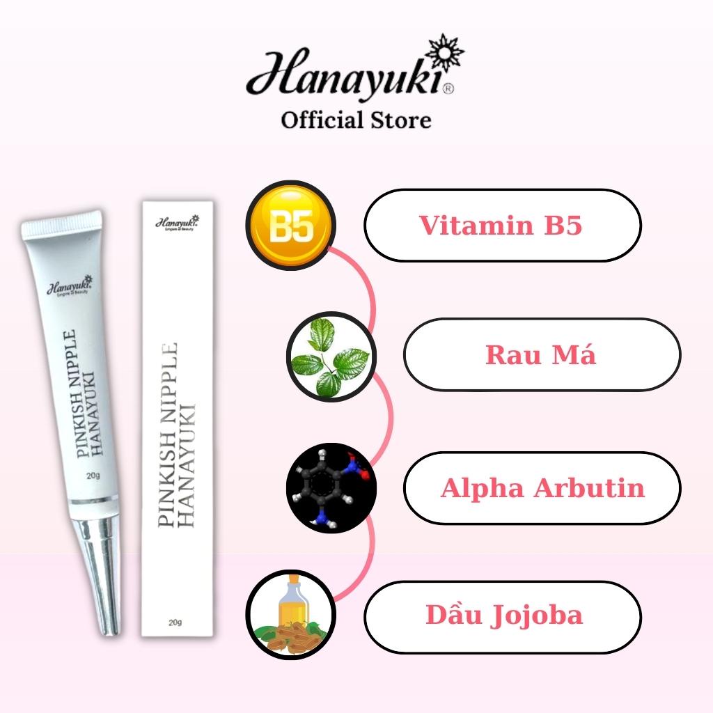 Ảnh Kem Dưỡng Nhũ Hoa Pinkish Nipple Hanayuki Chính Hãng 20g Dưỡng Hồng Mỗi Ngày 4