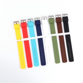 Dây Silicone Thay Thế Cho ĐồNg Hồ Đeo Tay 18mm 20mm 22mm 24mm
