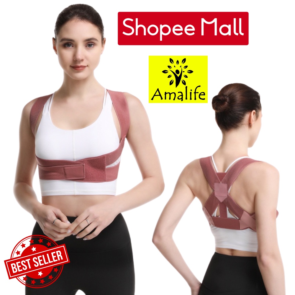 Ảnh Đai Chống Gù Lưng Nâng Ngực, Cố Định Bảo Vệ Vòng 1 Cao Cấp Ama05 - Chính Hãng Amalife 4