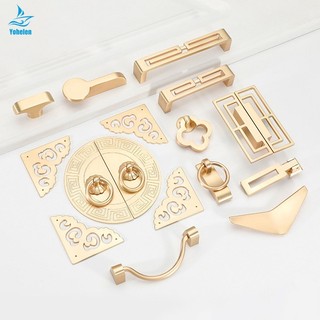 Tay Nắm Cửa Tủ Màu Vàng Sang Trọng Phong Cách Châu Âu