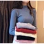 Áo Len Nữ, Áo Len Tăm Dài Tay Cổ ba Phân Trơn Ôm Body Co Giãn Mềm Mịn Giữ Nhiệt Có Nhiều Màu Dễ Phối Đồ