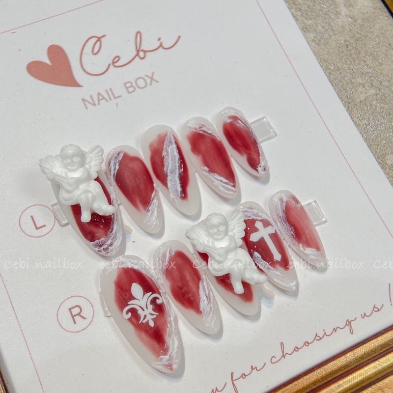 Nailbox Thiết Kế Màu Đỏ | Enamel Pins, Caro, Pin