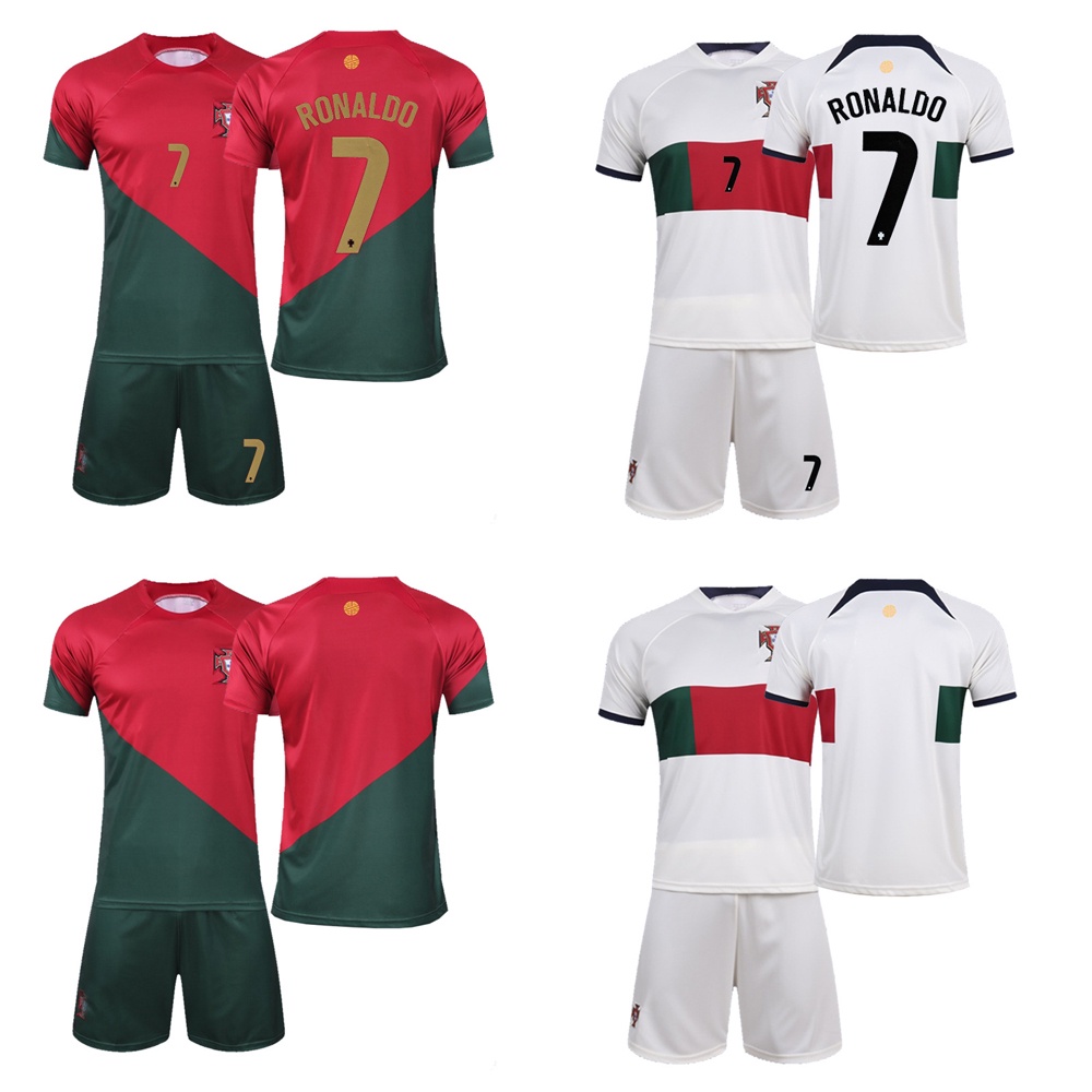 Bộ Quần Áo Bóng Đá World-Cup Bồ Đào Nha Số 7 Ronaldo 2022 | Shopee Việt Nam