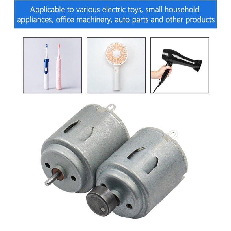SUIT DIY Sở Thích 260 Micro Motor Mini Micro Motor DIY Sở Thích Đồ Chơi Ô Tô Động Cơ Điện