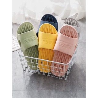 Dép đi trong nhà, nhà tắm, văn phòng Simple Fashion có lỗ thoát nước ở đế dép chất liệu cao su chống trơn trượt mã