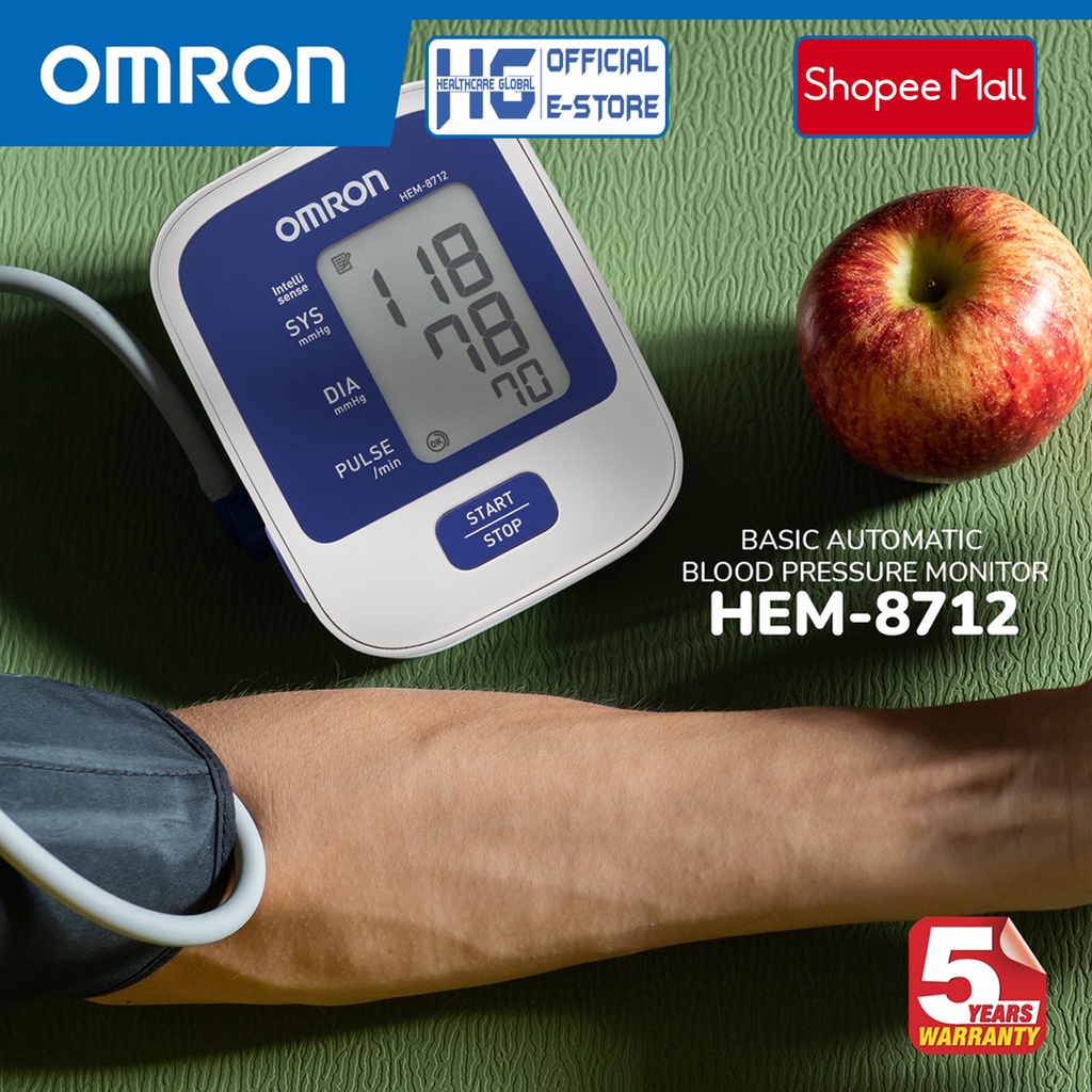 Ảnh Máy Đo Huyết Áp Bắp Tay Tự Động Omron HEM-8712 | Thương Hiệu Nhật Bản Bảo Hành 5 Năm 3