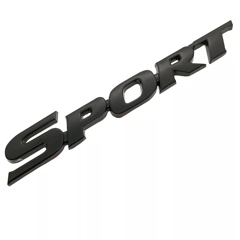 Tem chữ sport kim loại dán xe ô tô (đen) | Shopee Việt Nam