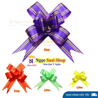 COMBO 40 NƠ RÚT BẢN LỚN NHẤT 5cm CỰC ĐẸP - GIAO MẪU MÀU NGẪU NHIÊN