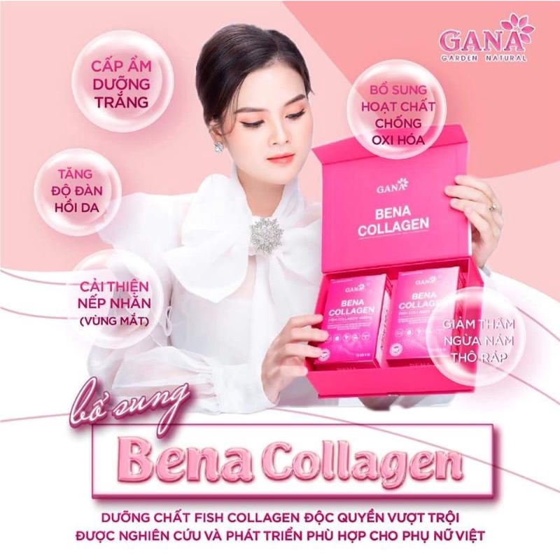 Bena collagen chính hãng công ty gana.( hộp to 30 gói) Shopee Việt Nam