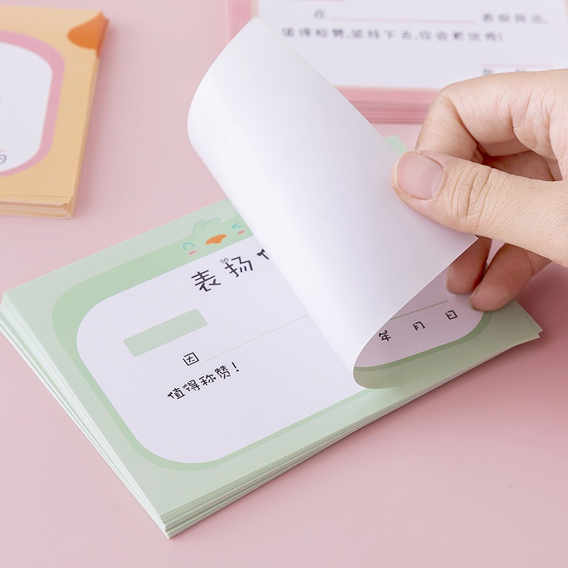Tập note 50 tờ giấy ghi chú, giấy khen cho bé