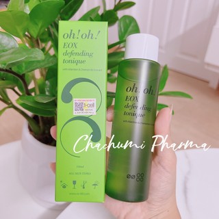 [DATE 05/2027] Toner oh!oh! EOX Defending Tonique Nước Cân Bằng, Làm Sạch Và Chống Oxy Hóa (150ml)