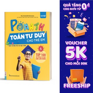 Sách - Pomath - Toán Tư Duy Cho Trẻ Em - Tập 6