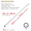 Ống Hợp Kim Nhôm Dày 2mm 300mm 500mm Dài 21-64mm 21 22 23 24 25 26 27 28 29 30 32 34 36 42 44 50mm