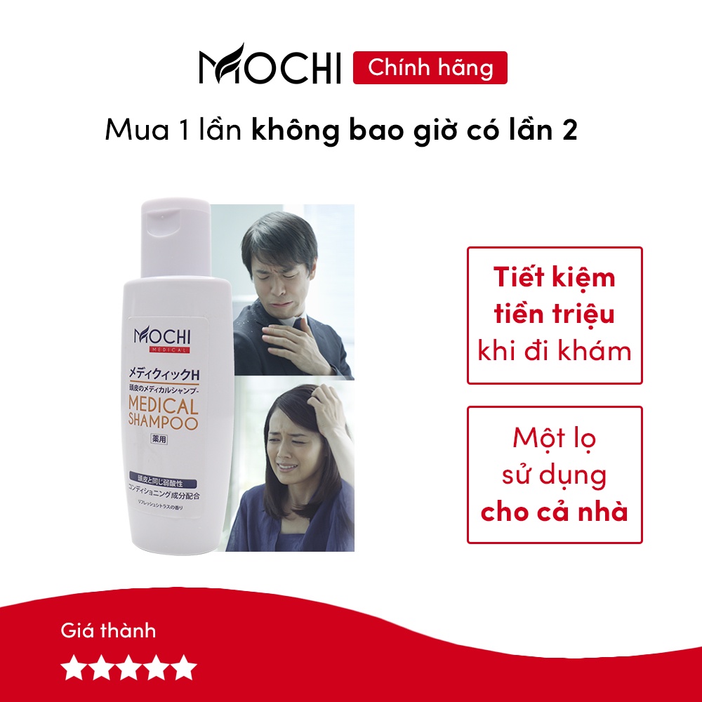 Dầu gội sạch gàu Mochi Nhật Bản - Dầu gội chống gàu Mochi đến từ Nhật Bản hiệu quả, an toàn