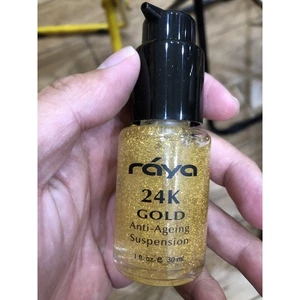 Hệ thống treo chốnglo hóa vàn 24K RAYA (510) | Serum điề trda mặt chống lãohóa cho mọi loại da | Được làm bằng vàn 24 K