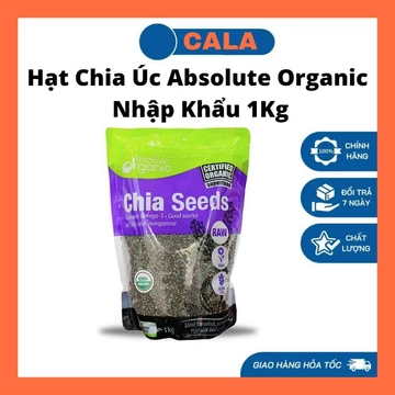 Hạt Chia Úc Absolute Organic - Hạt Chia Tím Nhập Khẩu Úc 1Kg