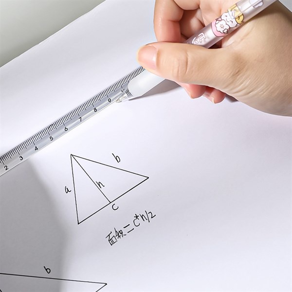Thước kẻ tam giác trong suốt