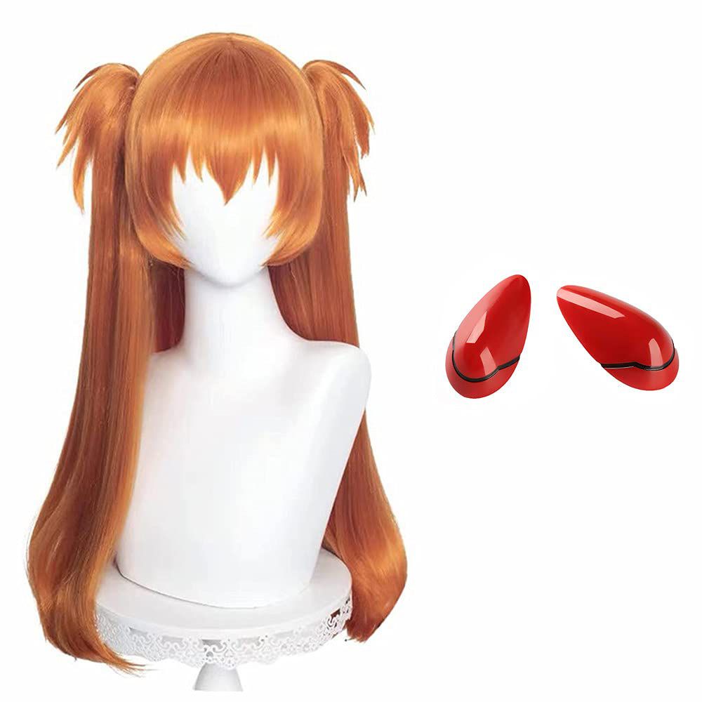 Asuka Anime Lấy Cảm Hứng Từ Tóc Giả Làm Bằng Lụa Từ Nhiệt Độ Cao 5cm Tóc Kèm Thẻ