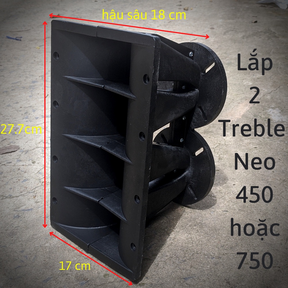 Họng Treble Array Đôi - Giải Pháp Âm Thanh Chuyên Nghiệp