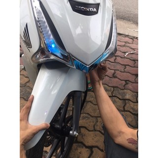 đèn led xe máy nhiều màu