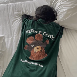ÁO THUN NAM NỮ FORM RỘNG TAY LỠ BEAR - THỜI TRANG HÀN QUỐC SIÊU XỊN ,TÔN DÁNG PHONG CÁCH HOT HIT HIYU FASHION